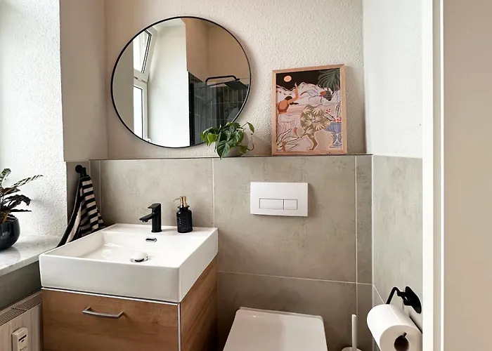 Apartament Zentrales In Ehemaligem Ladengeschaeft Mit Parkplatz In